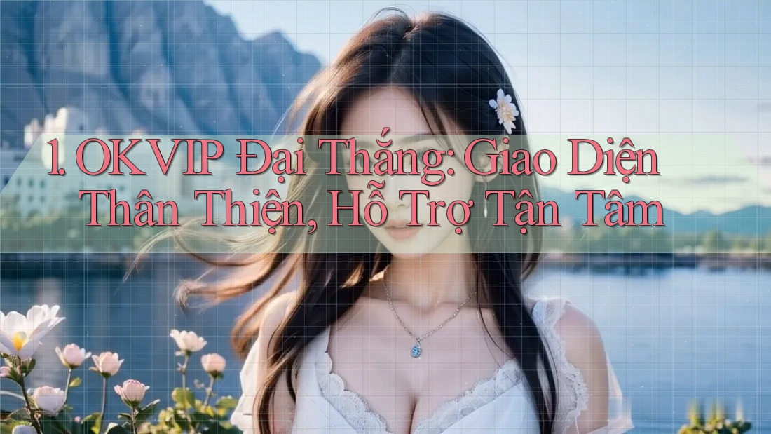 1. OKVIP Đại Thắng: Giao Diện Thân Thiện, Hỗ Trợ Tận Tâm 1. OKVIP Đại Thắng: Giao Diện Thân Thiện, Hỗ Trợ Tận Tâm