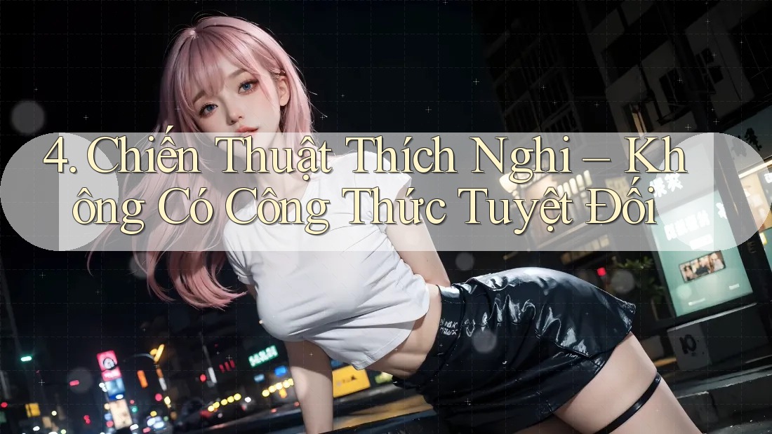4. Chiến Thuật Thích Nghi – Không Có Công Thức Tuyệt Đối