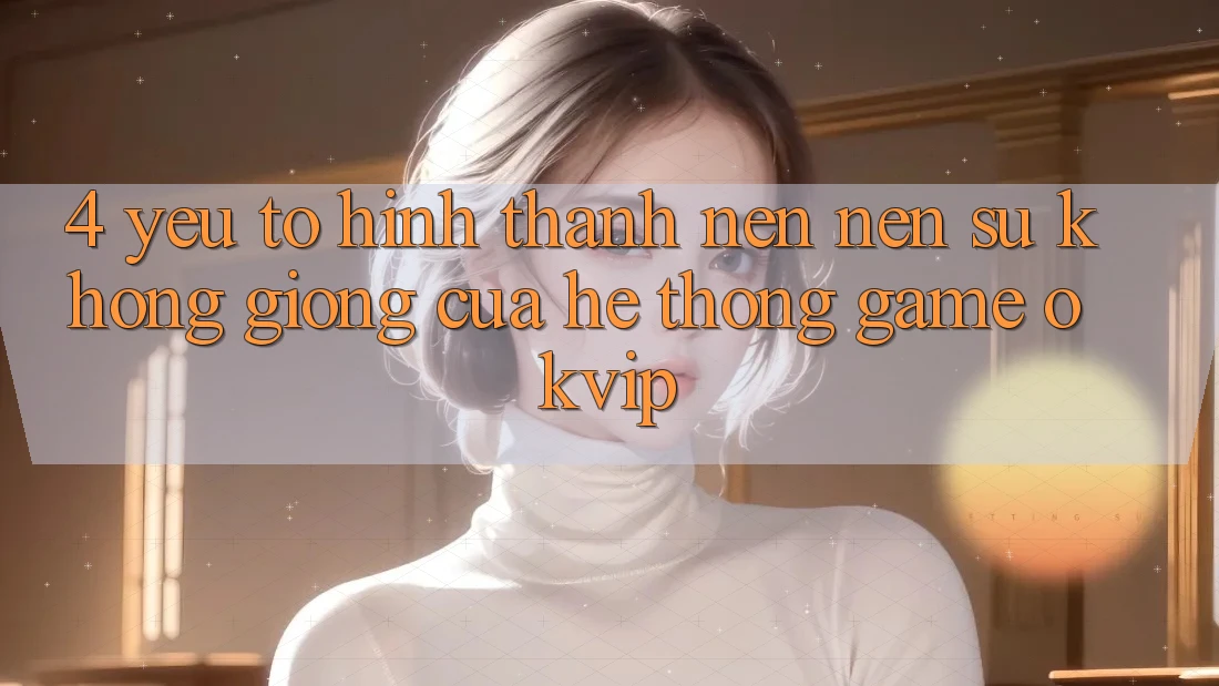 4. Yếu Tố Hình thành nên Nên Sự Không giống Của Hệ thống Game OKVIP