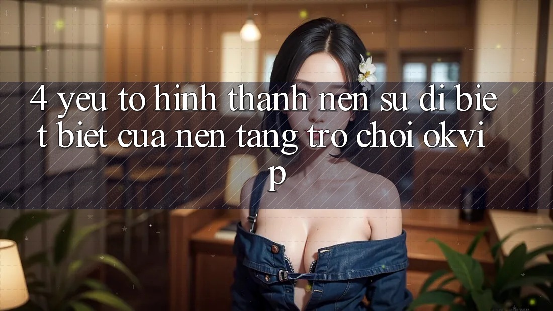 4. Yếu Tố Hình thành Nên Sự Dị biệt Biệt Của Nền Tảng Trò chơi OKVIP 4. Yếu Tố Hình thành Nên Sự Dị biệt Biệt Của Nền Tảng Trò chơi OKVIP