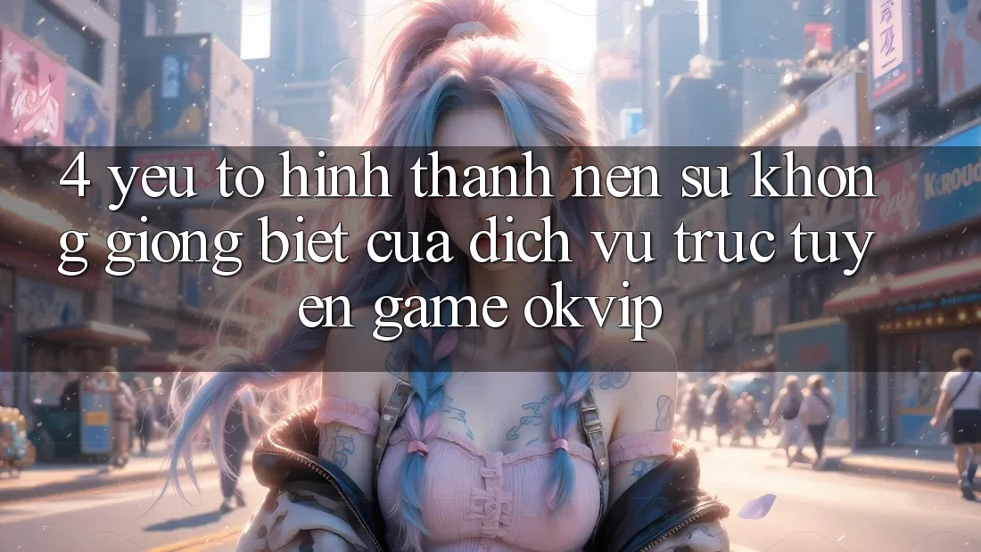 4. Yếu Tố Hình thành Nên Sự Không giống Biệt Của Dịch vụ trực tuyến Game OKVIP 4. Yếu Tố Hình thành Nên Sự Không giống Biệt Của Dịch vụ trực tuyến Game OKVIP