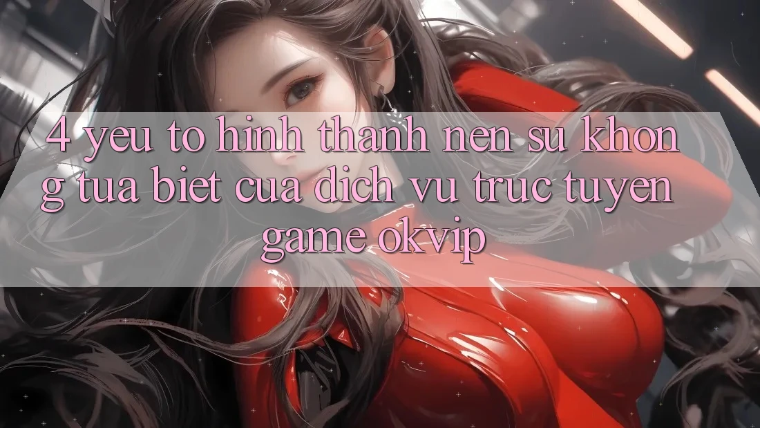 4. Yếu Tố Hình thành Nên Sự Không tựa Biệt Của Dịch vụ trực tuyến Game OKVIP 4. Yếu Tố Hình thành Nên Sự Không tựa Biệt Của Dịch vụ trực tuyến Game OKVIP
