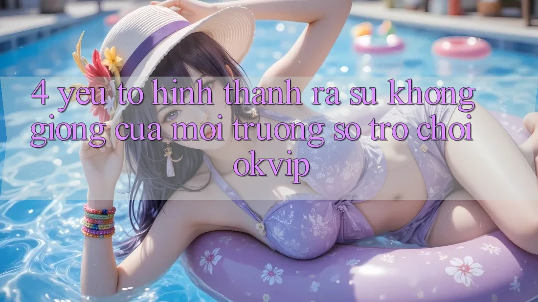 4. Yếu Tố Hình thành ra Sự Không giống Của Môi trường số Trò chơi OKVIP