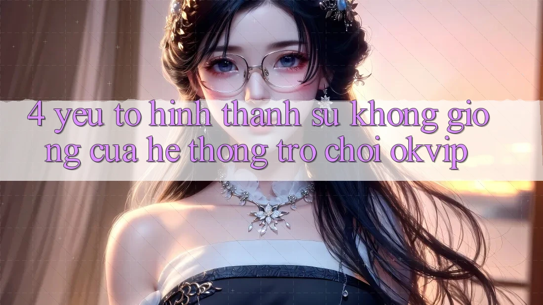 4. Yếu Tố Hình thành Sự Không giống Của Hệ thống Trò chơi OKVIP