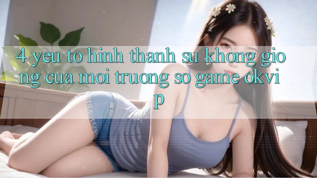 4. Yếu Tố Hình thành Sự Không giống Của Môi trường số Game OKVIP 4. Yếu Tố Hình thành Sự Không giống Của Môi trường số Game OKVIP