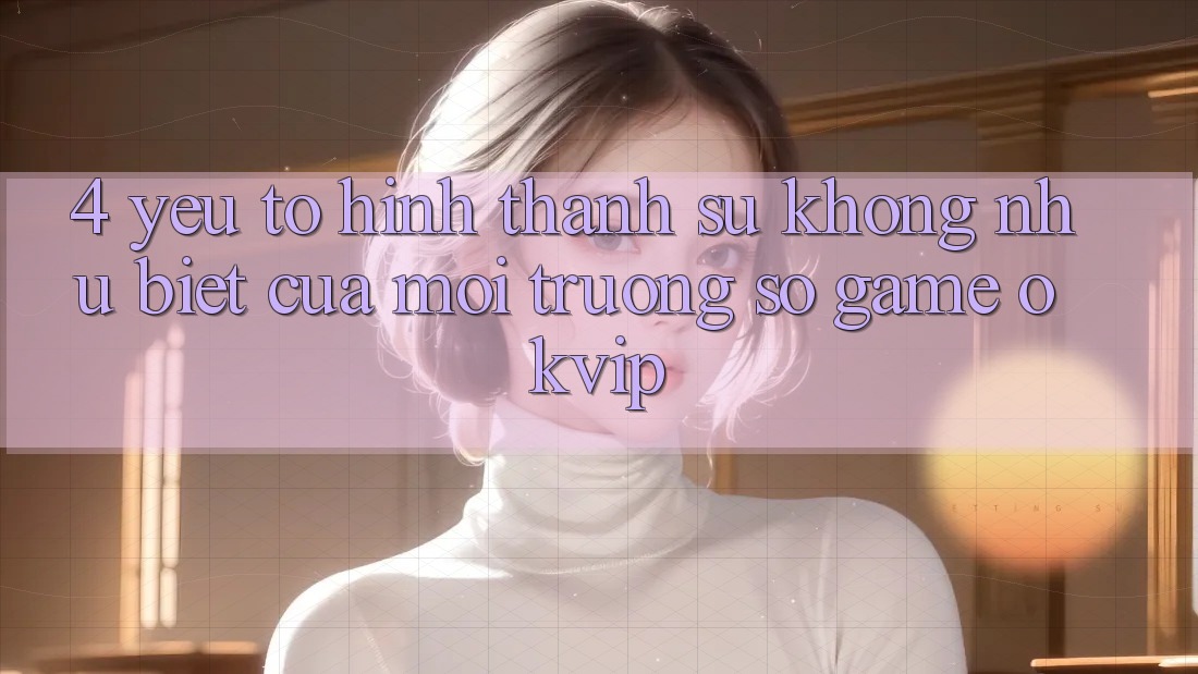 4. Yếu Tố Hình thành Sự Không như Biệt Của Môi trường số Game OKVIP
