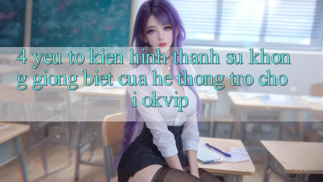 4. Yếu Tố Kiến hình thành Sự Không giống Biệt Của Hệ thống Trò chơi OKVIP 4. Yếu Tố Kiến hình thành Sự Không giống Biệt Của Hệ thống Trò chơi OKVIP