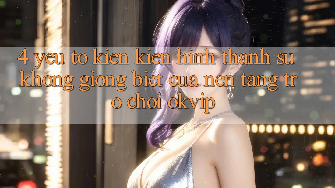 4. Yếu Tố Kiến kiến hình thành Sự Không giống Biệt Của Nền Tảng Trò chơi OKVIP
