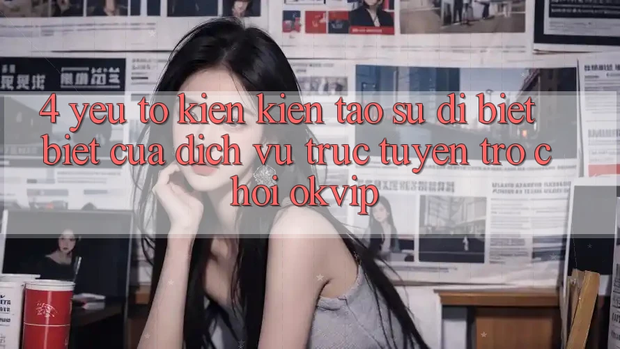 4. Yếu Tố Kiến kiến tạo Sự Dị biệt Biệt Của Dịch vụ trực tuyến Trò chơi OKVIP