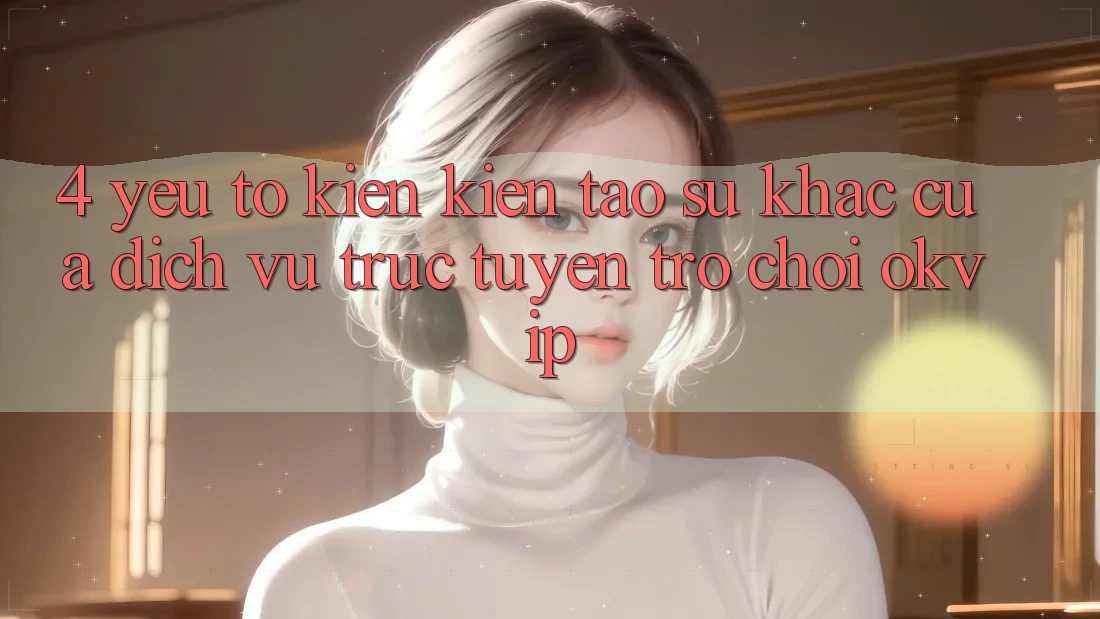 4. Yếu Tố Kiến kiến tạo Sự Khác Của Dịch vụ trực tuyến Trò chơi OKVIP 4. Yếu Tố Kiến kiến tạo Sự Khác Của Dịch vụ trực tuyến Trò chơi OKVIP