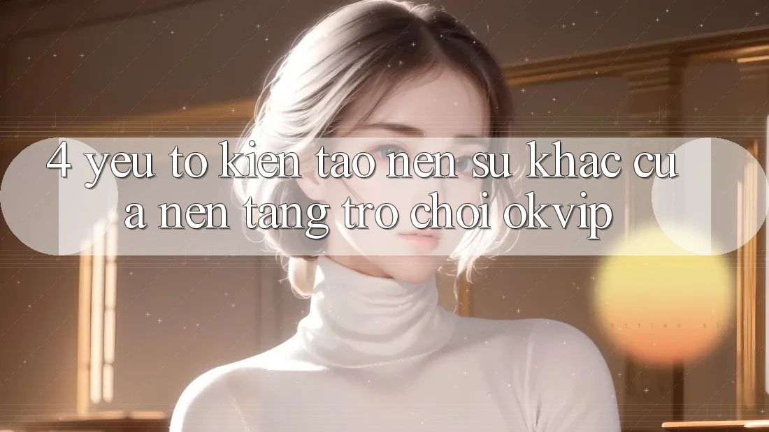 4. Yếu Tố Kiến tạo Nên Sự Khác Của Nền Tảng Trò chơi OKVIP 4. Yếu Tố Kiến tạo Nên Sự Khác Của Nền Tảng Trò chơi OKVIP