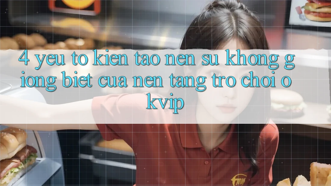 4. Yếu Tố Kiến tạo Nên Sự Không giống Biệt Của Nền Tảng Trò chơi OKVIP 4. Yếu Tố Kiến tạo Nên Sự Không giống Biệt Của Nền Tảng Trò chơi OKVIP