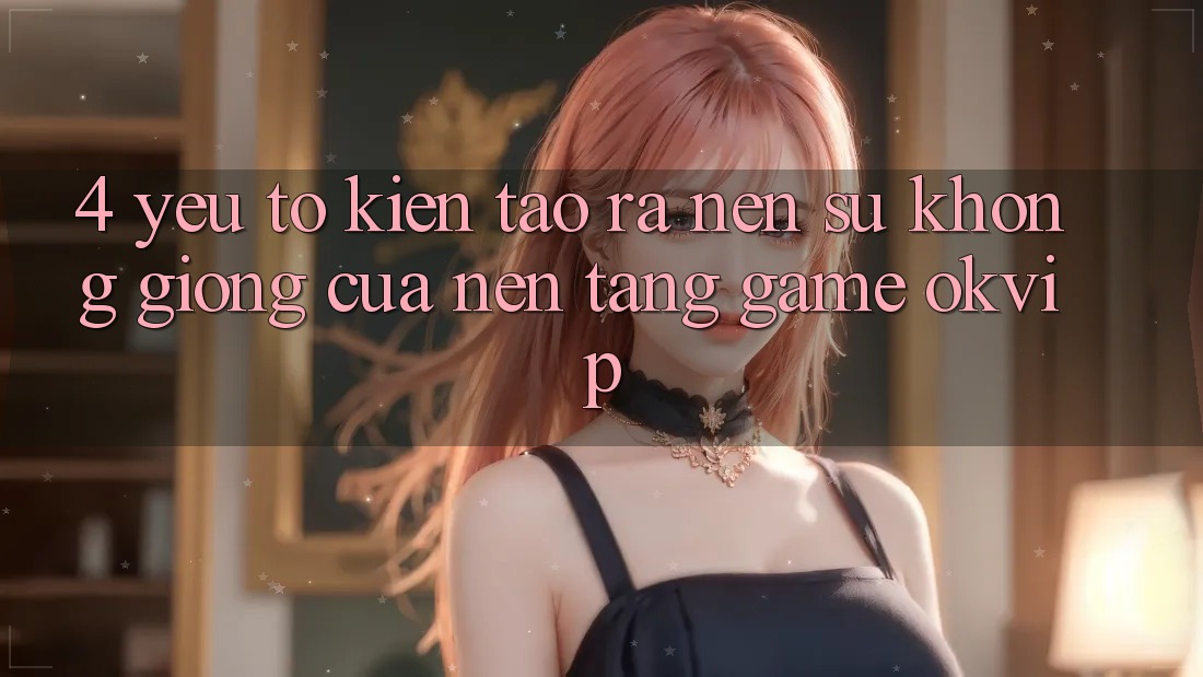4. Yếu Tố Kiến tạo ra Nên Sự Không giống Của Nền Tảng Game OKVIP 4. Yếu Tố Kiến tạo ra Nên Sự Không giống Của Nền Tảng Game OKVIP