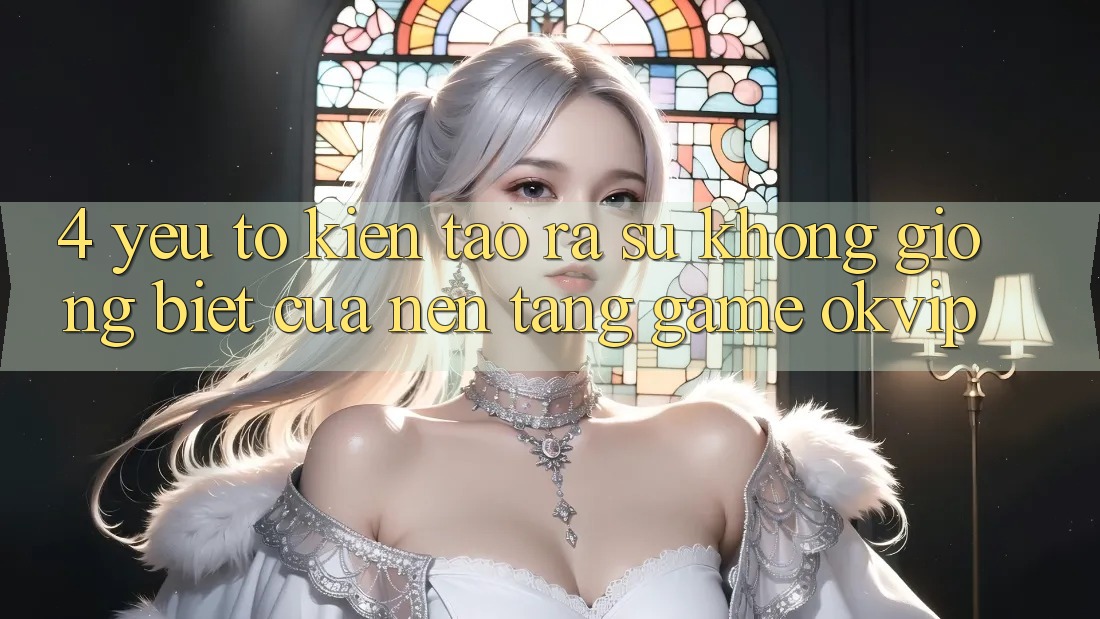 4. Yếu Tố Kiến tạo ra Sự Không giống Biệt Của Nền Tảng Game OKVIP