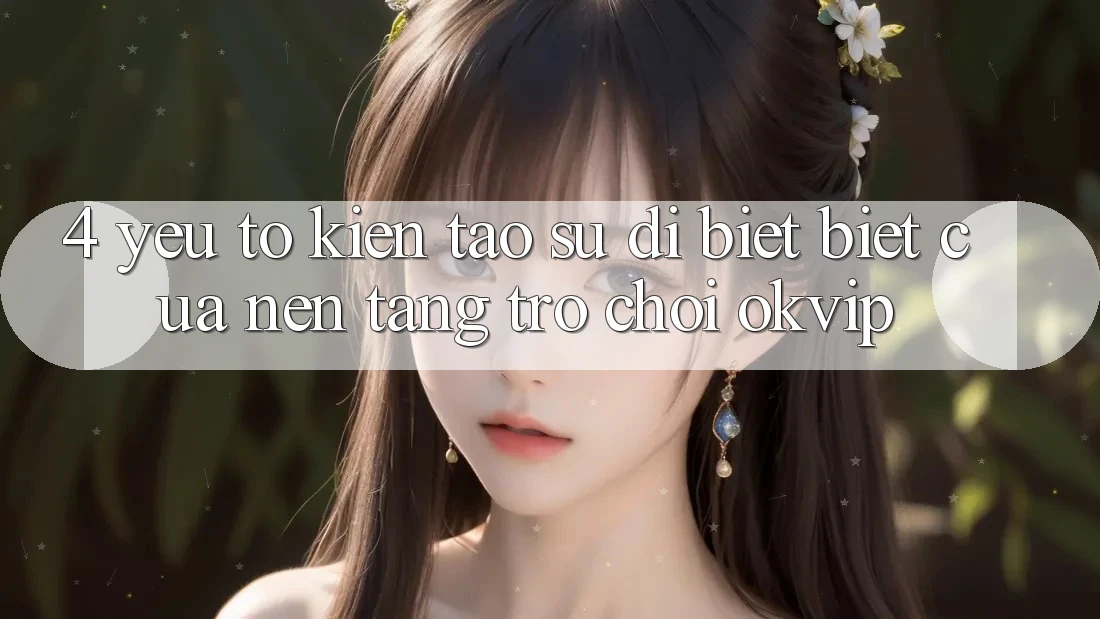 4. Yếu Tố Kiến tạo Sự Dị biệt Biệt Của Nền tảng Trò chơi OKVIP 4. Yếu Tố Kiến tạo Sự Dị biệt Biệt Của Nền tảng Trò chơi OKVIP