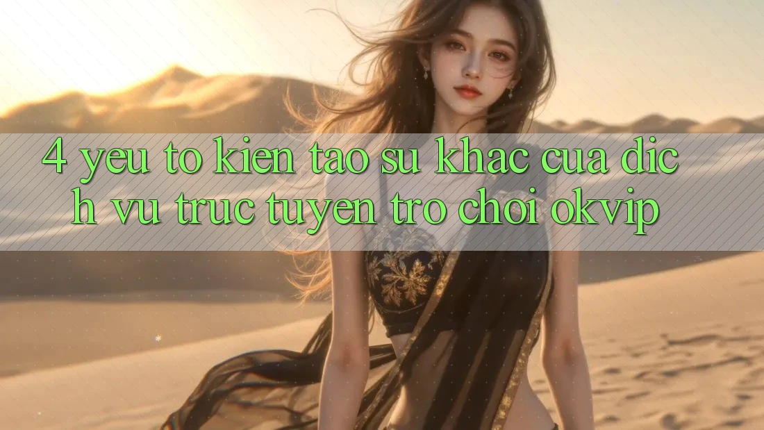 4. Yếu Tố Kiến tạo Sự Khác Của Dịch vụ trực tuyến Trò chơi OKVIP 4. Yếu Tố Kiến tạo Sự Khác Của Dịch vụ trực tuyến Trò chơi OKVIP