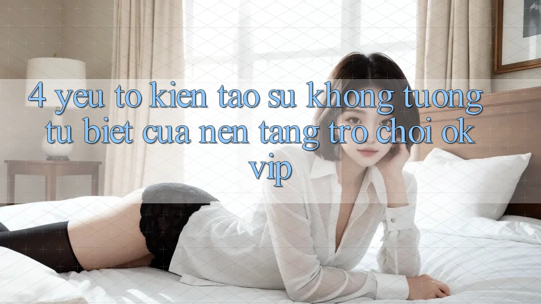 4. Yếu Tố Kiến tạo Sự Không tương tự Biệt Của Nền Tảng Trò chơi OKVIP