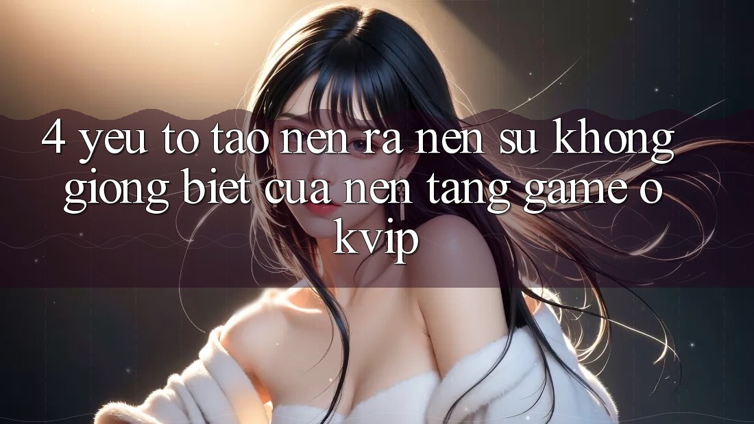 4. Yếu Tố Tạo nên ra Nên Sự Không giống Biệt Của Nền Tảng Game OKVIP