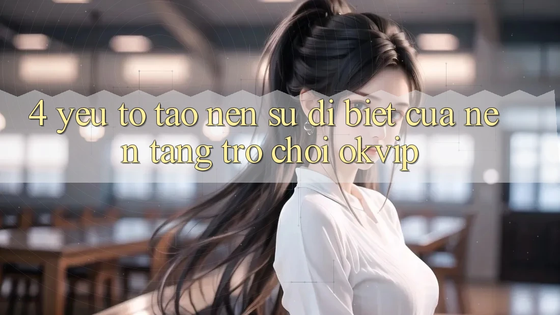 4. Yếu Tố Tạo Nên Sự Dị biệt Của Nền Tảng Trò chơi OKVIP 4. Yếu Tố Tạo Nên Sự Dị biệt Của Nền Tảng Trò chơi OKVIP