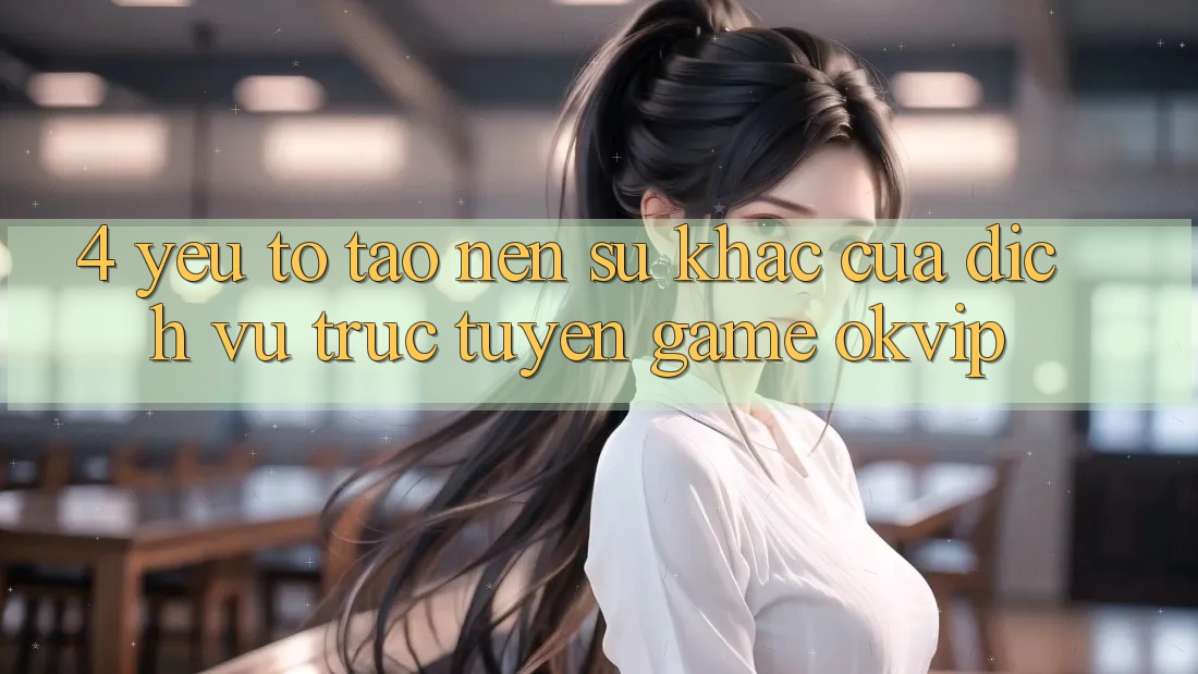 4. Yếu Tố Tạo Nên Sự Khác Của Dịch vụ trực tuyến Game OKVIP 4. Yếu Tố Tạo Nên Sự Khác Của Dịch vụ trực tuyến Game OKVIP