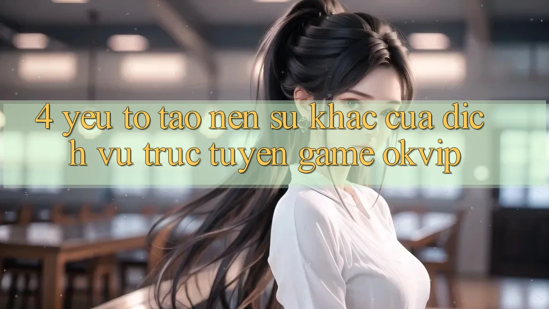 4. Yếu Tố Tạo Nên Sự Khác Của Dịch vụ trực tuyến Game OKVIP