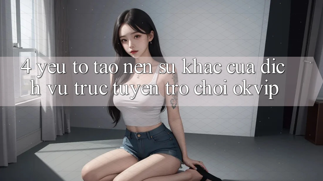4. Yếu Tố Tạo Nên Sự Khác Của Dịch vụ trực tuyến Trò chơi OKVIP