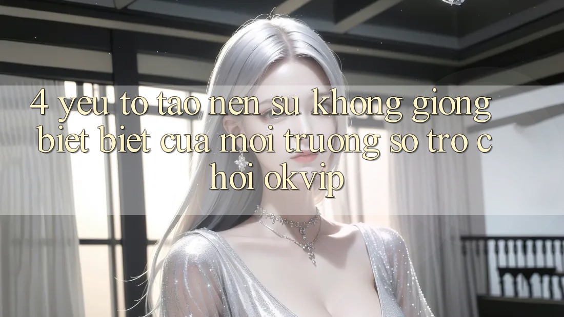 4. Yếu Tố Tạo Nên Sự Không giống biệt Biệt Của Môi trường số Trò chơi OKVIP