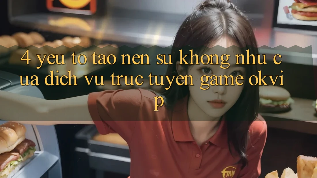4. Yếu Tố Tạo Nên Sự Không như Của Dịch vụ trực tuyến Game OKVIP 4. Yếu Tố Tạo Nên Sự Không như Của Dịch vụ trực tuyến Game OKVIP