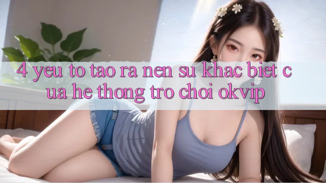 4. Yếu Tố Tạo ra Nên Sự Khác biệt Của Hệ thống Trò chơi OKVIP