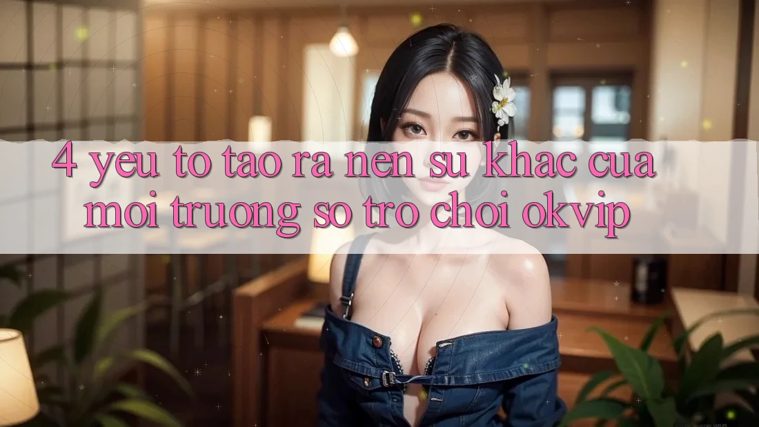 4. Yếu Tố Tạo ra Nên Sự Khác Của Môi trường số Trò chơi OKVIP