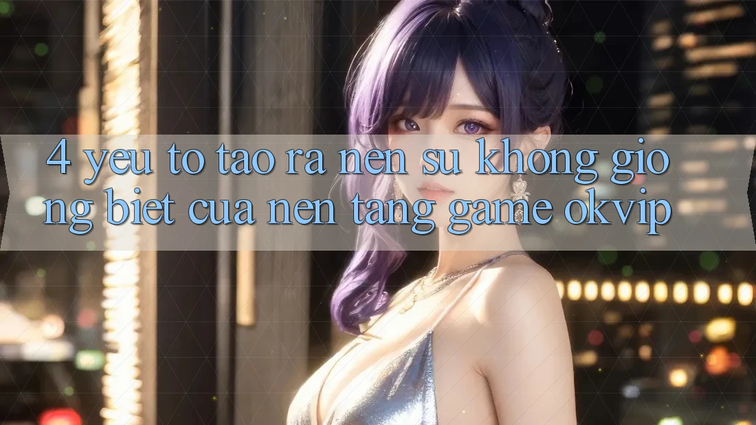 4. Yếu Tố Tạo ra Nên Sự Không giống Biệt Của Nền Tảng Game OKVIP 4. Yếu Tố Tạo ra Nên Sự Không giống Biệt Của Nền Tảng Game OKVIP
