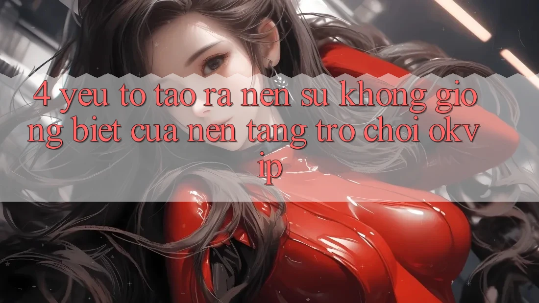 4. Yếu Tố Tạo ra Nên Sự Không giống Biệt Của Nền Tảng Trò chơi OKVIP 4. Yếu Tố Tạo ra Nên Sự Không giống Biệt Của Nền Tảng Trò chơi OKVIP