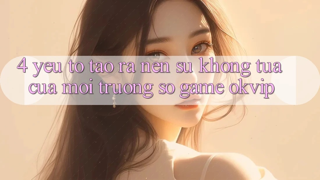 4. Yếu Tố Tạo ra Nên Sự Không tựa Của Môi trường số Game OKVIP