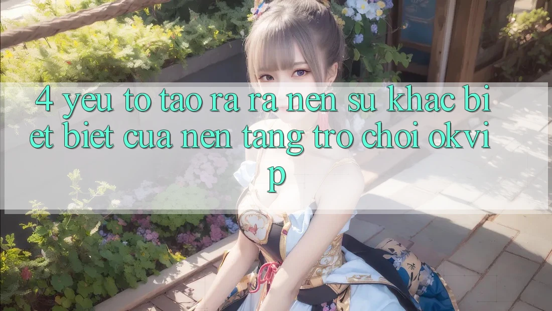 4. Yếu Tố Tạo ra ra Nên Sự Khác biệt Biệt Của Nền Tảng Trò chơi OKVIP