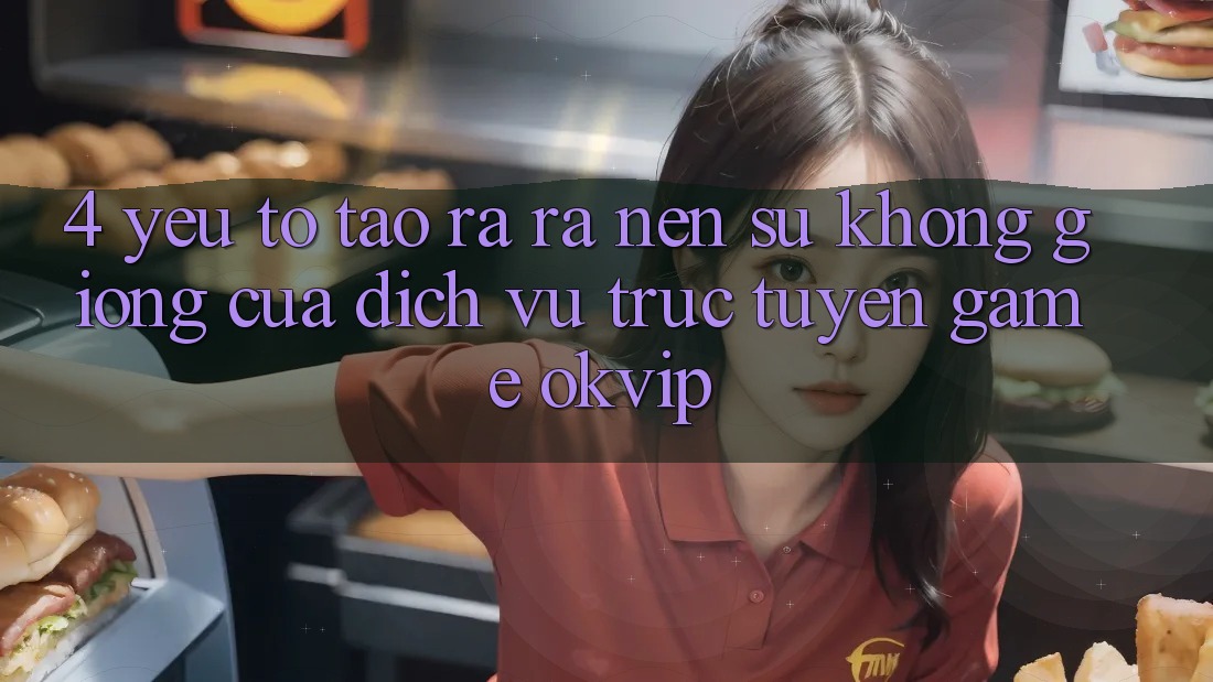 4. Yếu Tố Tạo ra ra Nên Sự Không giống Của Dịch vụ trực tuyến Game OKVIP 4. Yếu Tố Tạo ra ra Nên Sự Không giống Của Dịch vụ trực tuyến Game OKVIP