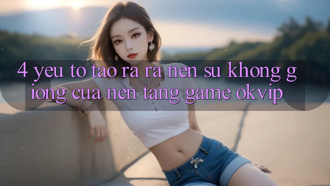 4. Yếu Tố Tạo ra ra Nên Sự Không giống Của Nền Tảng Game OKVIP