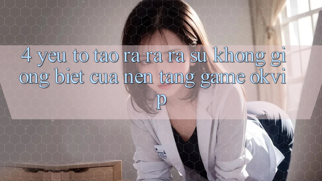 4. Yếu Tố Tạo ra ra ra Sự Không giống Biệt Của Nền Tảng Game OKVIP 4. Yếu Tố Tạo ra ra ra Sự Không giống Biệt Của Nền Tảng Game OKVIP