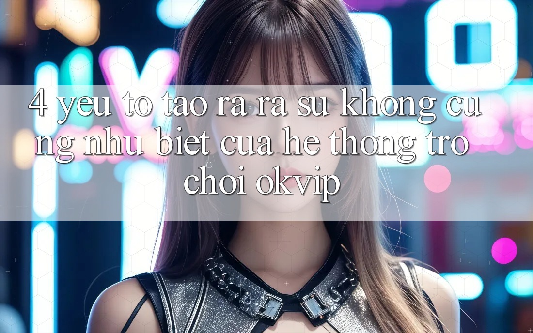 4. Yếu Tố Tạo ra ra Sự Không cũng như Biệt Của Hệ thống Trò chơi OKVIP 4. Yếu Tố Tạo ra ra Sự Không cũng như Biệt Của Hệ thống Trò chơi OKVIP