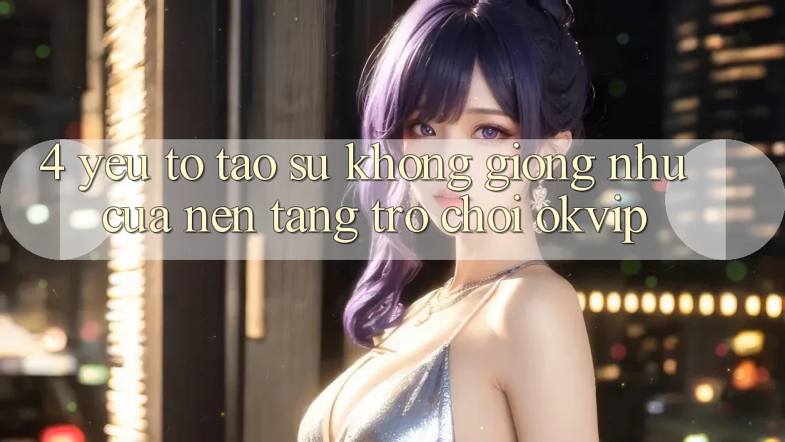 4. Yếu Tố Tạo Sự Không giống như Của Nền Tảng Trò chơi OKVIP