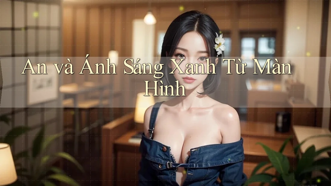 An và Ánh Sáng Xanh Từ Màn Hình