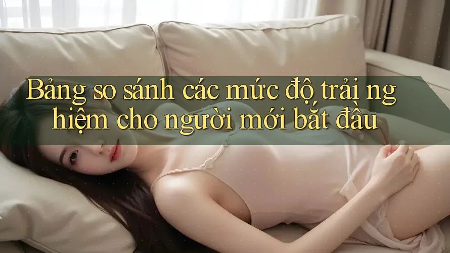 Bảng so sánh các mức độ trải nghiệm cho người mới bắt đầu Bảng so sánh các mức độ trải nghiệm cho người mới bắt đầu