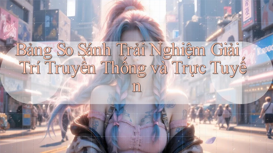 Bảng so sánh trải nghiệm giải trí truyền thống và trực tuyến Bảng so sánh trải nghiệm giải trí truyền thống và trực tuyến