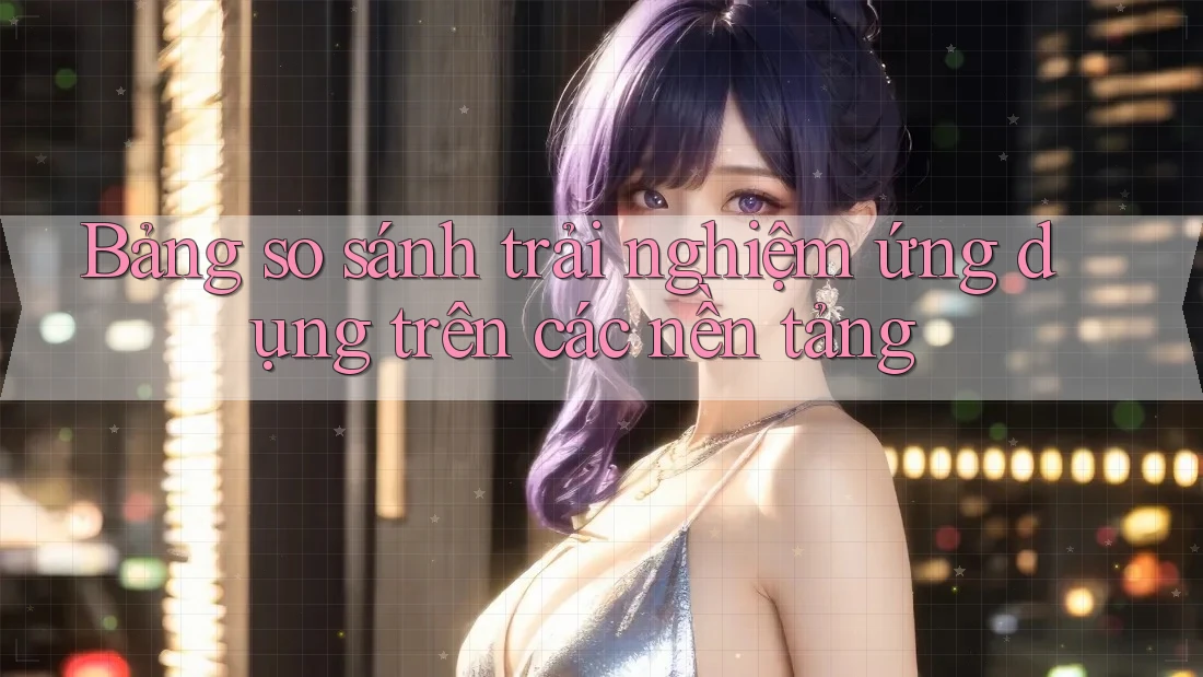 Bảng so sánh trải nghiệm ứng dụng trên các nền tảng