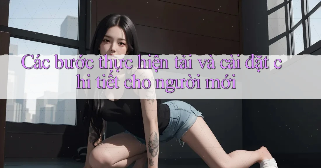 Các bước thực hiện tải và cài đặt chi tiết cho người mới
