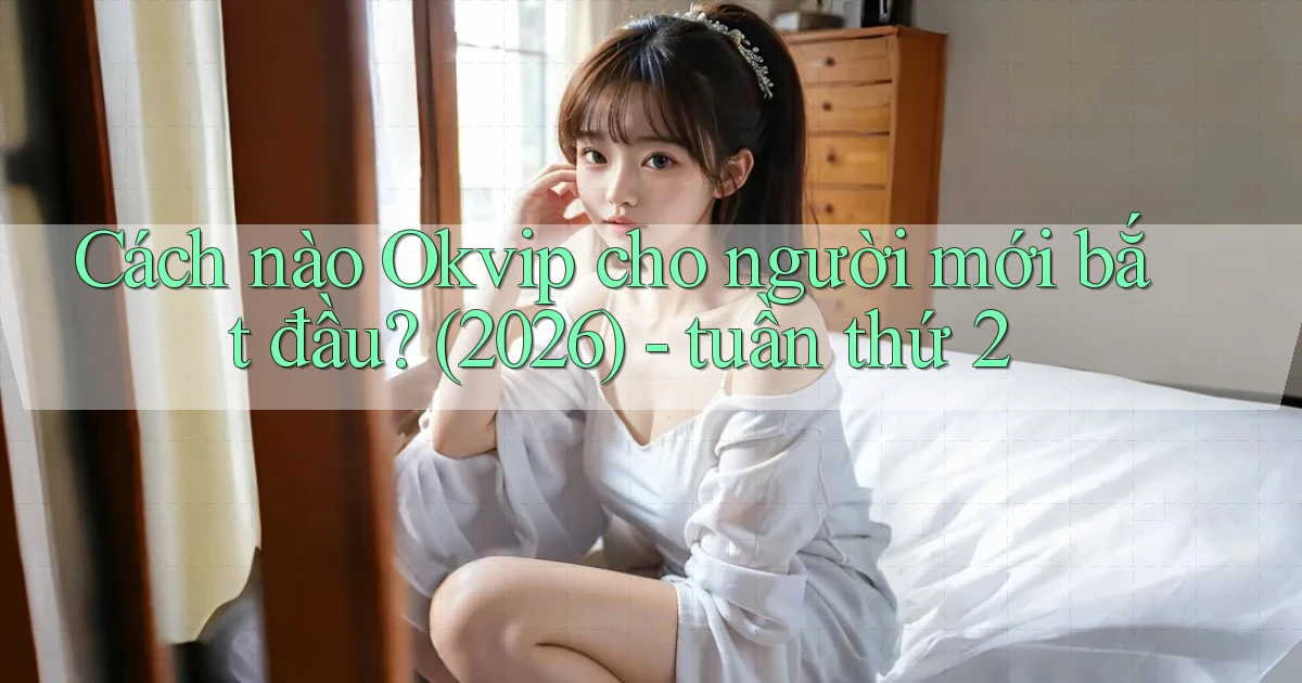 Cách nào Okvip cho người mới bắt đầu (2026)   tuần thứ 2
