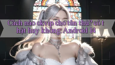 Cách nào okvip cho tân thủ có thật hay không Android 14