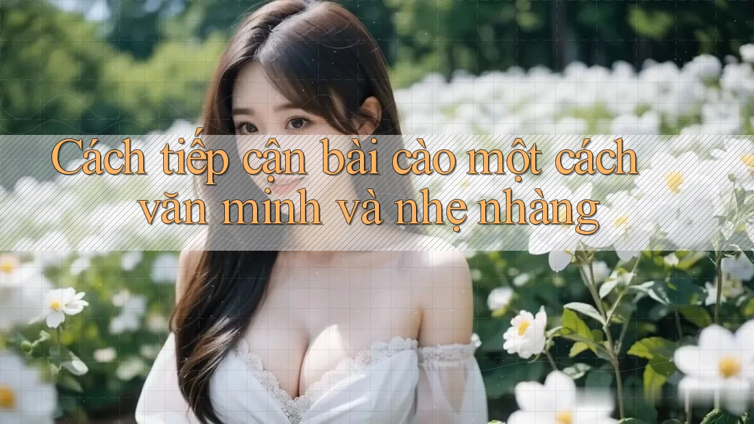 Cách tiếp cận bài cào một cách văn minh và nhẹ nhàng