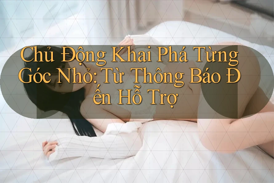 Chủ Động Khai Phá Từng Góc Nhỏ: Từ Thông Báo Đến Hỗ Trợ Chủ Động Khai Phá Từng Góc Nhỏ: Từ Thông Báo Đến Hỗ Trợ
