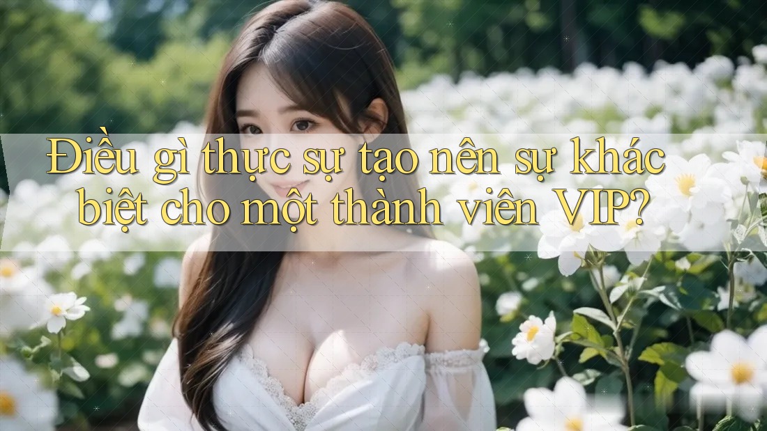 Điều gì thực sự tạo nên sự khác biệt cho một thành viên VIP? Điều gì thực sự tạo nên sự khác biệt cho một thành viên VIP?