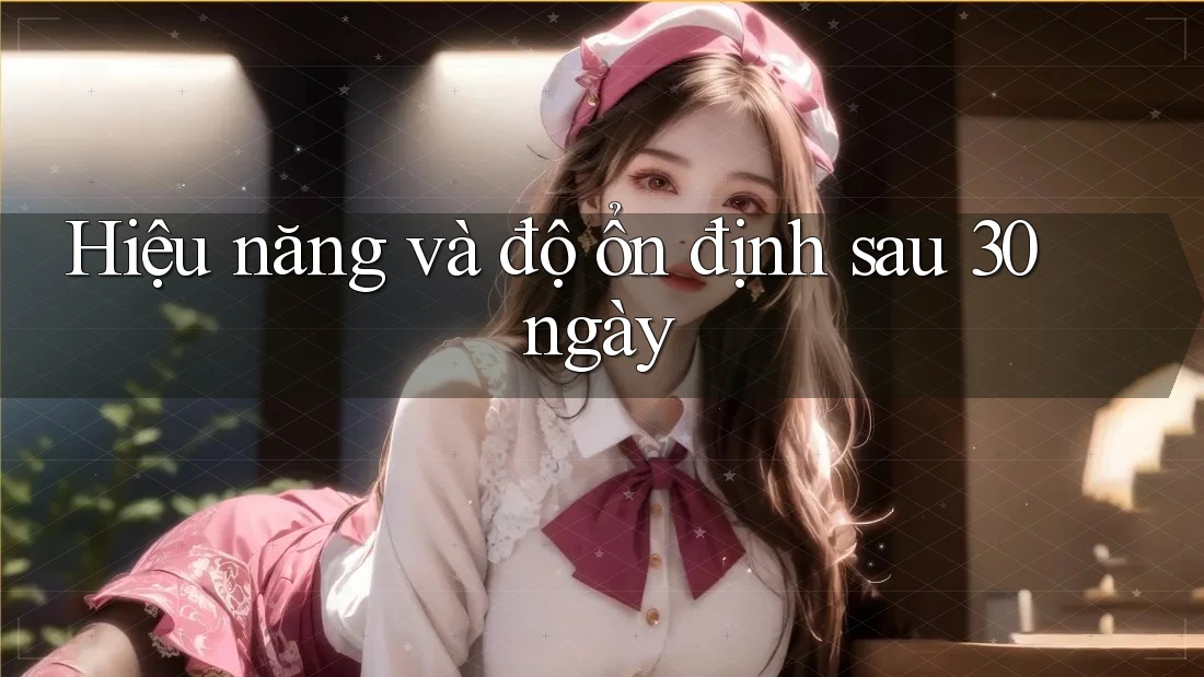 Hiệu năng và độ ổn định sau 30 ngày